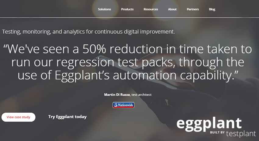 Eggplant - Mobile App Testing Tools