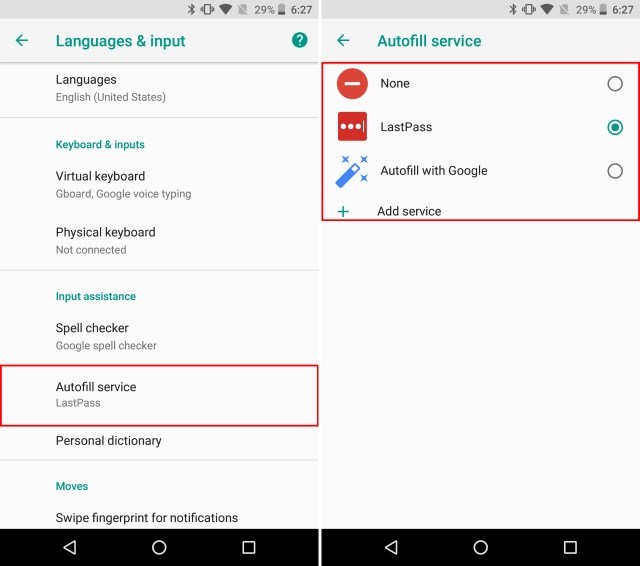 Autofill