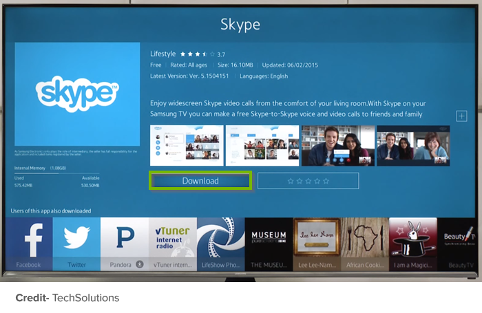 how to download an app on a smart TV