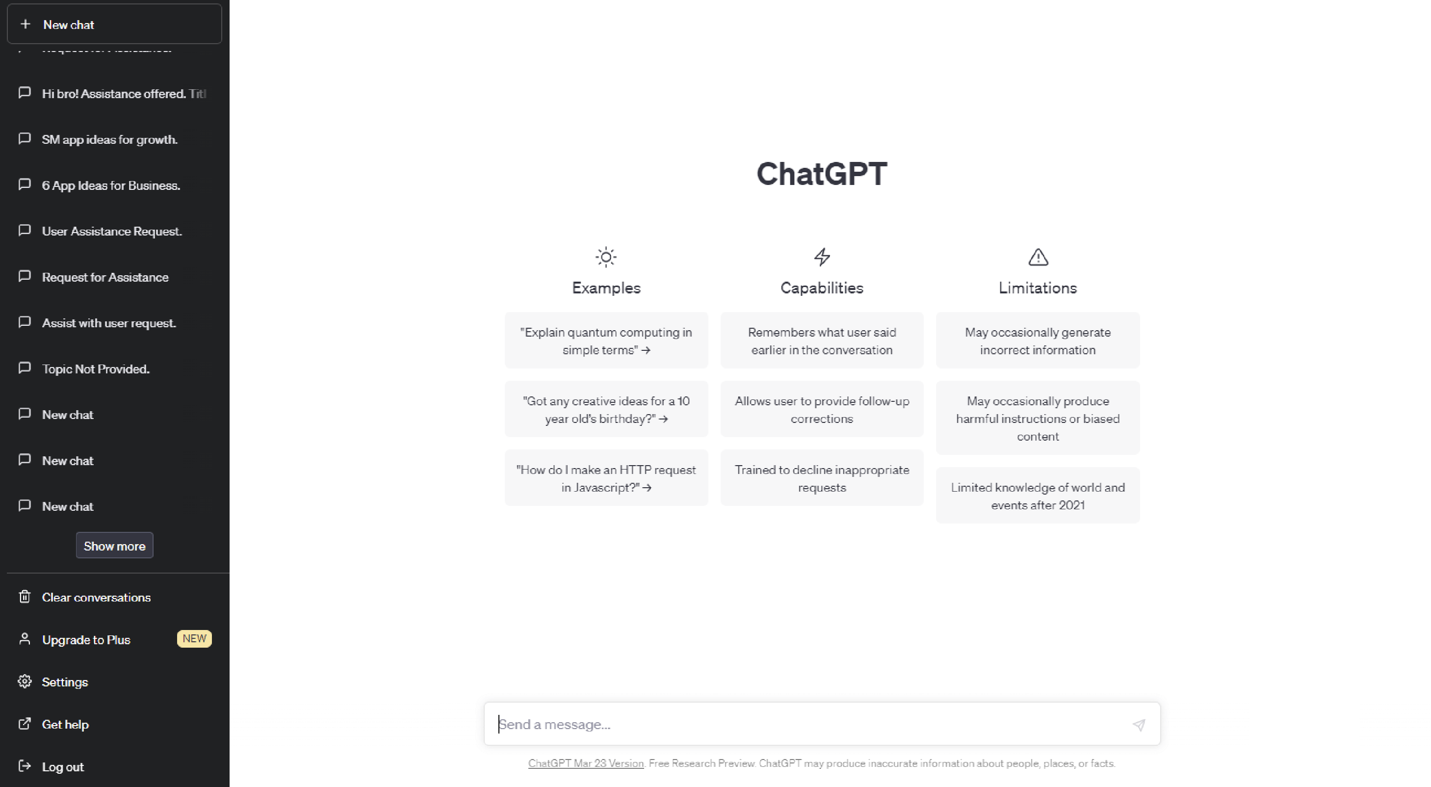 free AI chatbot