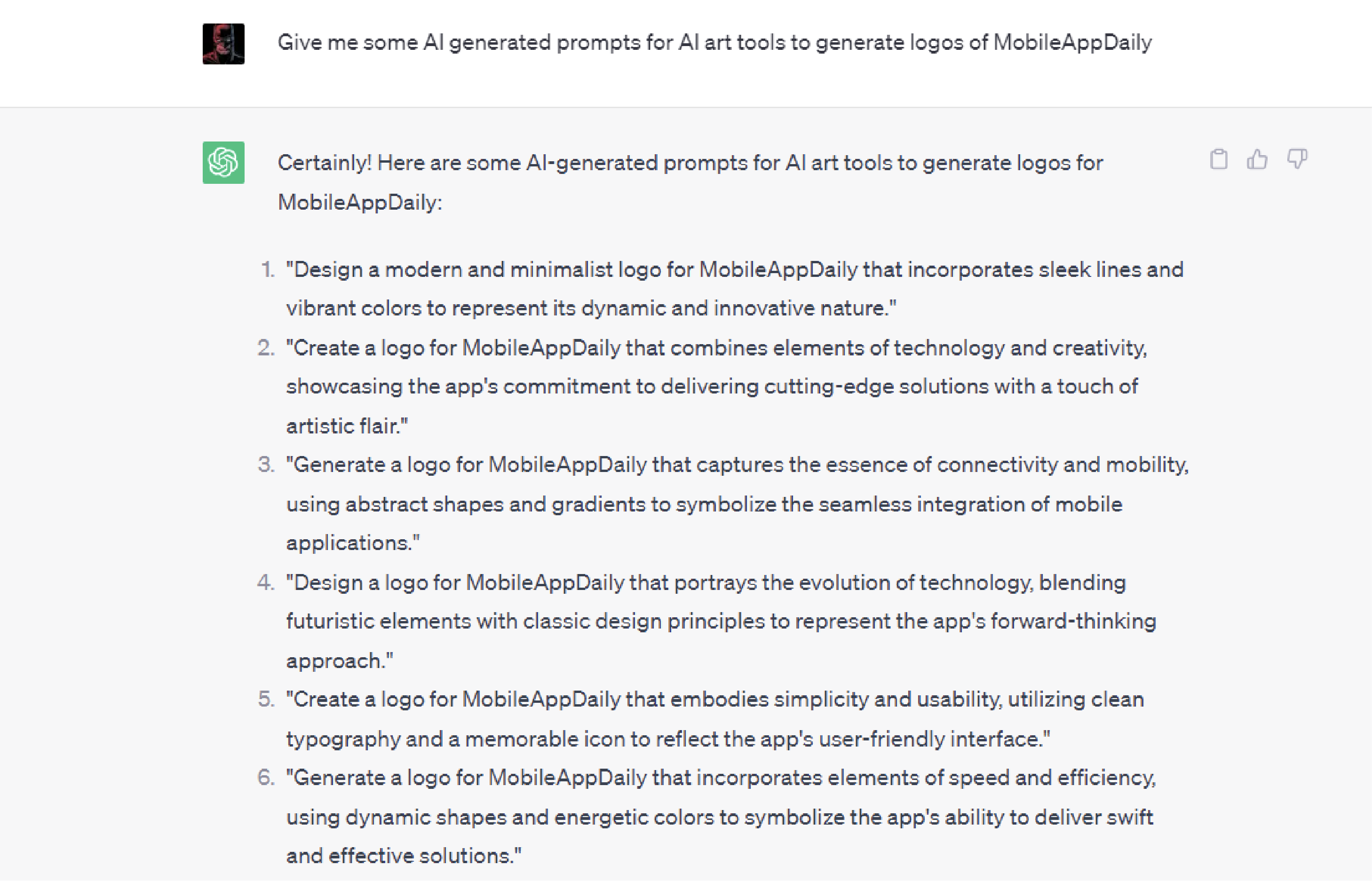 prompts for AI