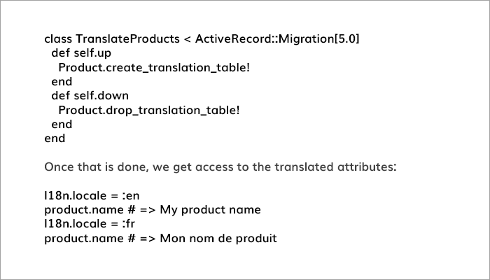 migration to TranslateProducts