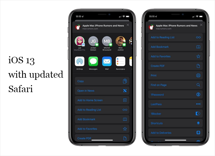 Summary Option (left) Search Option (Right)