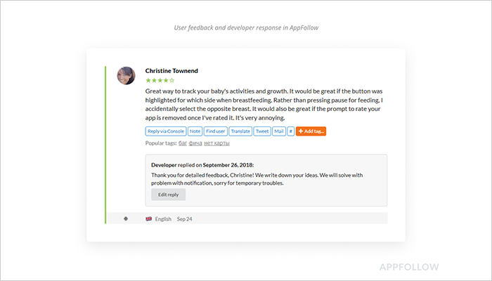 Reply to Negative App Reviews